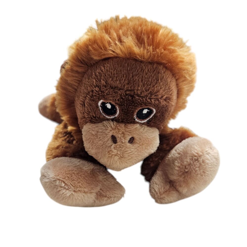 Aurora Mini Flopsie 8" Oscar Orangutan Stuffed Animal Monkey NEW - Picture 2 of 7